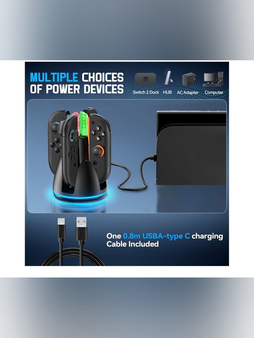 SWITCH 2 | controller charging dock - Picture 3 of 9